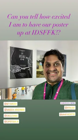 Can you tell how excited I am to have our poster up at IDSFFK!?