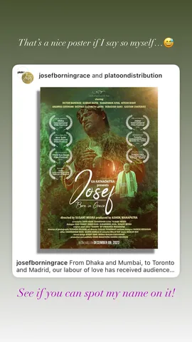 That's a nice poster if I say so myself…😅 See if you can spot my name on it!