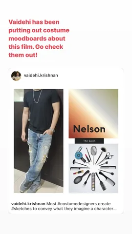 Vaidehi has been putting out costume moodboards about this film. Go check them out!