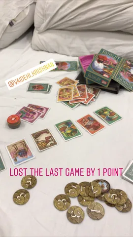 LOST THE LAST GAME BY 1 POINT